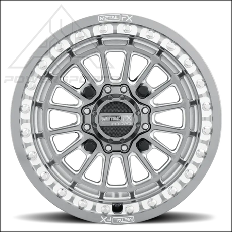 MetalFX Delta Beadlock - Gunmetal Contrast Cut - Wheels