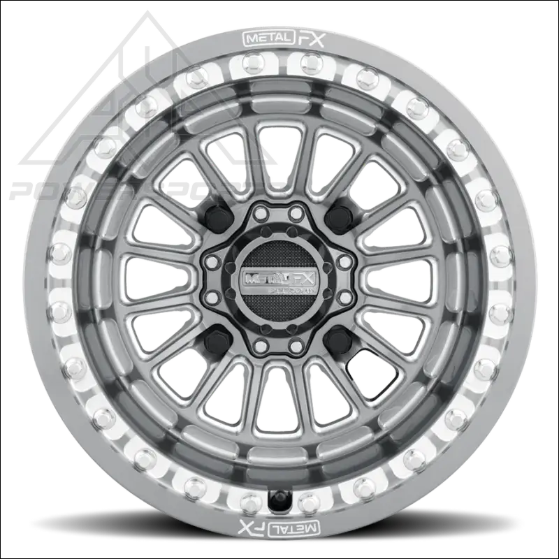 MetalFX Delta Beadlock - Gunmetal Contrast Cut - Wheels