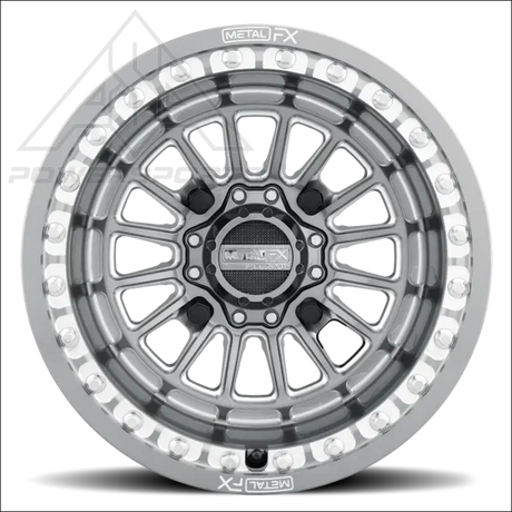 MetalFX Delta Beadlock - Gunmetal Contrast Cut - Wheels