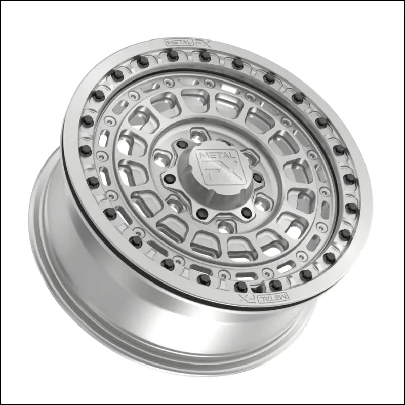 MetalFX Hitman 6R 15x6 Forged Monoblock Beadlock - Raw - Wheels
