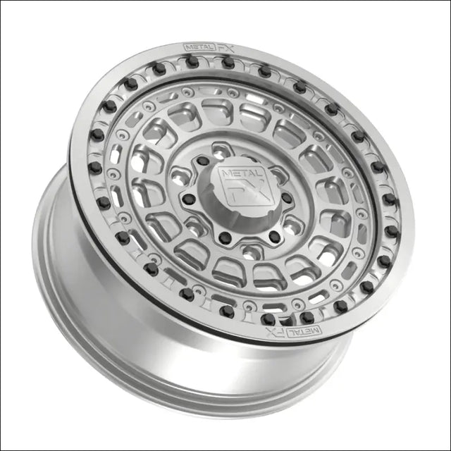 MetalFX Hitman 6R 15x6 Forged Monoblock Beadlock - Raw - Wheels