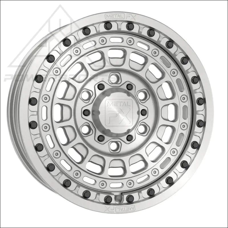 MetalFX Hitman 6R 15x6 Forged Monoblock Beadlock - Raw - Wheels