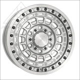 MetalFX Hitman 6R 15x6 Forged Monoblock Beadlock - Raw - Wheels