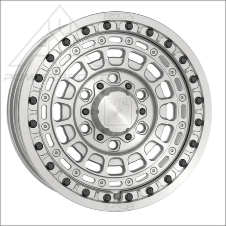 MetalFX Hitman 6R 15x6 Forged Monoblock Beadlock - Raw - Wheels