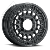 MetalFX OffRoad Hitman 15X6 Beadlock Wheel - Black - Wheels