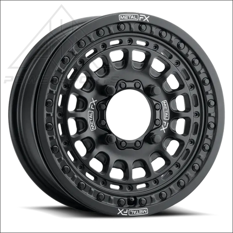 MetalFX OffRoad Hitman 15X6 Beadlock Wheel - Black - Wheels