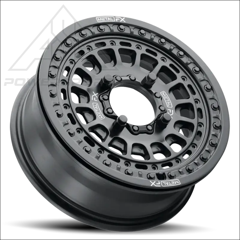 MetalFX OffRoad Hitman 15X6 Beadlock Wheel - Black - Wheels