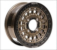 MetalFX OffRoad Hitman 15X6 Beadlock Wheel - Bronze - 4X156 - Wheels