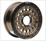 MetalFX OffRoad Hitman 15X6 Beadlock Wheel - Bronze - 4X156 - Wheels