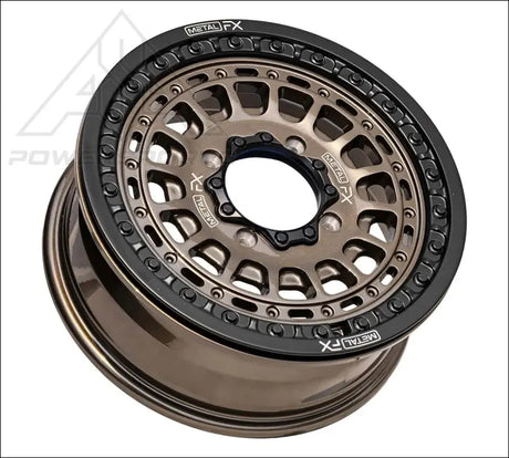 MetalFX OffRoad Hitman 15X6 Beadlock Wheel - Bronze - Wheels