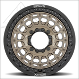 MetalFX OffRoad Hitman 15X6 Beadlock Wheel - Bronze - Wheels