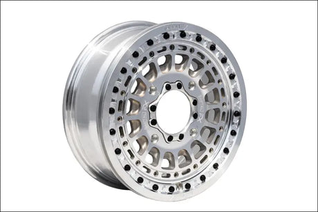MetalFX OffRoad Hitman 15X6 Beadlock Wheel - Raw - 15x6 / 4x136/4x137 - Wheels