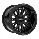 MetalFX Slayer R Beadlock Gloss Black - 15x8 / 4 + 4( + 0mm) / 5x4.5 - Wheels