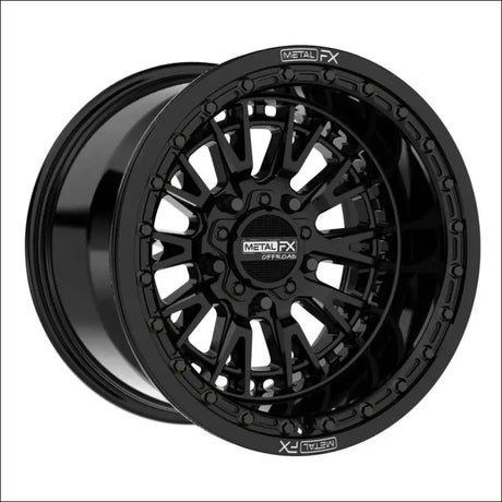 MetalFX Slayer R Beadlock Gloss Black - 15x8 / 4 + 4( + 0mm) / 5x4.5 - Wheels