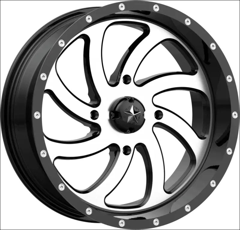 MSA M36 Switch Wheel - Machined Gloss Black - 18x7 / + 0mm / 4x137 - Wheels