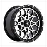 MSA M45 Portal - Gloss Black Machined - 14x7 / 4x110 / + 10mm - Wheels