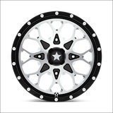 MSA M45 Portal - Gloss Black Machined - 15x7 / 4x156 / + 10mm - Wheels