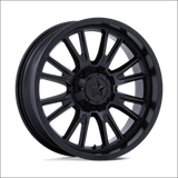 MSA M51 Thunderlips Matte Black UTV Rims - 14x7 / 4x156/4x137 / 10 - Wheels