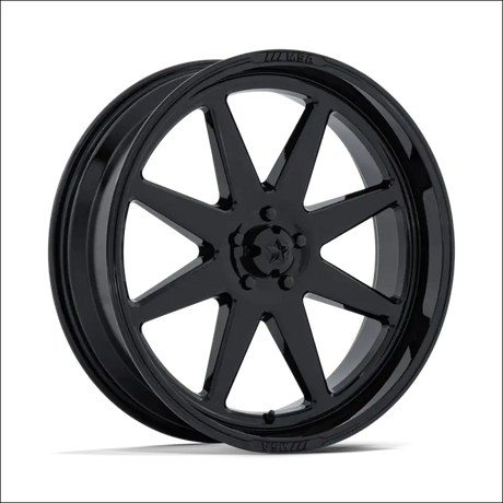 MSA M54 Spark UTV Gloss Black Wheels Cast Aluminum - 14x7 / 4x110 / 10