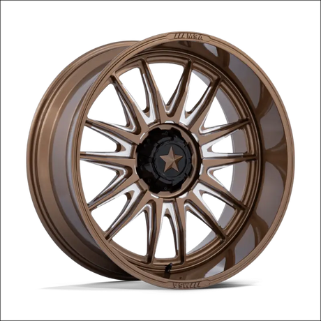 MSA M55 Commander UTV Gloss Bronze Milled Wheels Cast Aluminum - 15x7 / 4x110 / 10