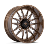 MSA M55 Commander UTV Gloss Bronze Milled Wheels Cast Aluminum - 18x7 / 4x137/4x156 / 10