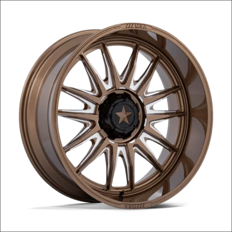 MSA M55 Commander UTV Gloss Bronze Milled Wheels Cast Aluminum - 18x7 / 4x110 / 10