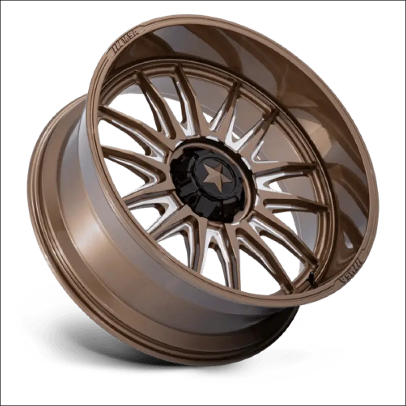 MSA M55 Commander UTV Gloss Bronze Milled Wheels Cast Aluminum - 20x7 / 4x110