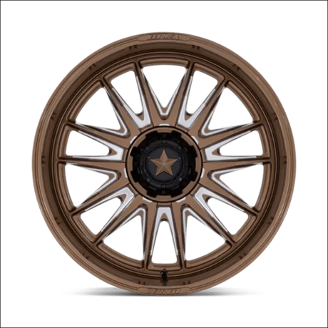 MSA M55 Commander UTV Gloss Bronze Milled Wheels Cast Aluminum - 22x7 / 4x137/4x156