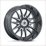 MSA M55 Commander UTV Platinum with Machined Face Wheels Cast Aluminum - 15x7 / 4x110 / 10
