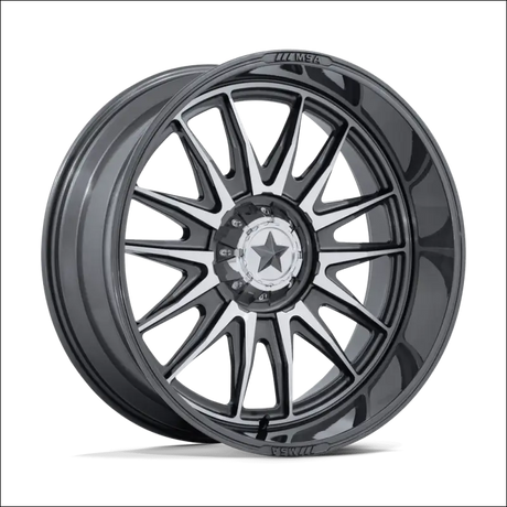MSA M55 Commander UTV Platinum with Machined Face Wheels Cast Aluminum - 15x7 / 4x110 / 10