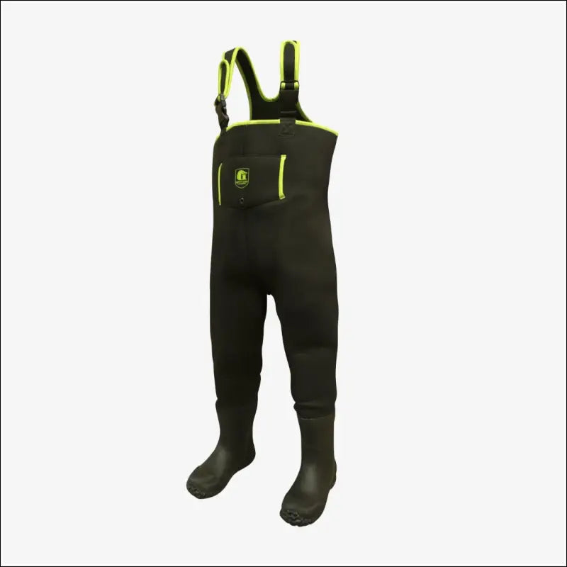 Neoprene Waders | Youth - Lime - 5-Apr