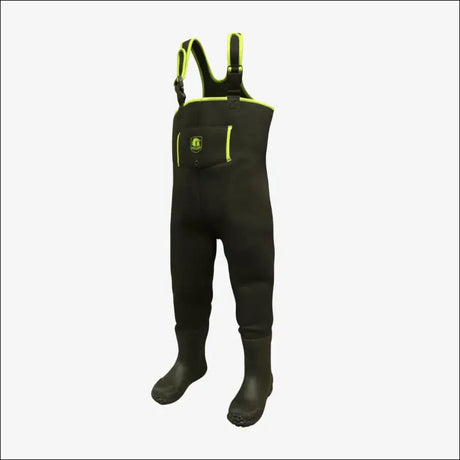 Neoprene Waders | Youth - Lime - 5-Apr