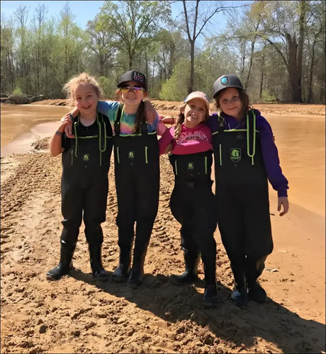 Neoprene Waders | Youth - Lime - 7-Jun