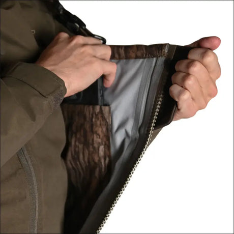 Omega Uninsulated Zip Waders | Mens - Mossy Oak Bottomland - Long 10