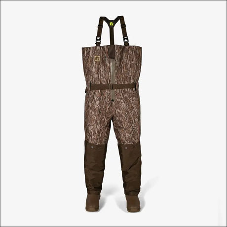 Omega Uninsulated Zip Waders | Mens - Mossy Oak Bottomland - Regular 9