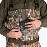 Omega Uninsulated Zip Waders | Mens - Realtree Max-7 - Regular 13