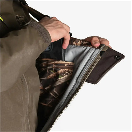 Omega Uninsulated Zip Waders | Mens - Realtree Max-7 - Stout 11