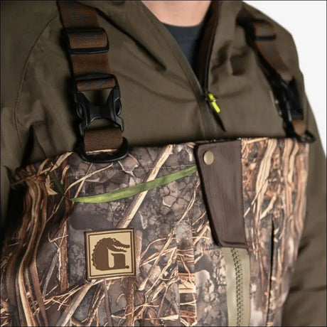 Omega Uninsulated Zip Waders | Mens - Realtree Max-7 - Stout 12