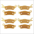 Can-Am Outlander 1000/850/650/450 6x6 2015-2026 4 Wheel Brass Brake Pad Set - Complete Vehicle - Brakes
