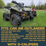 Can-Am Outlander 450/500/570/650/700/850/1000/HD5/HD7/PRO 2013-2026 Brass Brake Pad Set - Vehicle Parts & Accessories