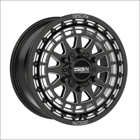 Outlaw 6R Beadlock | Satin Black Contrast Cut - 15x7 | +61mm/6 + 1 | 6x5.5 | 78550 (Maverick R) - Wheels