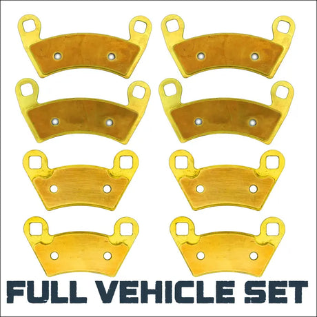Polaris Ranger 500/570/700/XP 800/XP 900/XP 1000/Brutus/Diesel/EV 2008-2025 Brass Brake Pad Set - Full Vehicle - Brakes