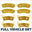 Polaris Ranger XD 1500/Crew 1500 2024-2026 Brass Brake Pad Set - Full Vehicle - Brakes
