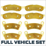 Polaris Ranger XD 1500/Crew 1500 2024-2026 Brass Brake Pad Set - Full Vehicle - Parts & Accessories