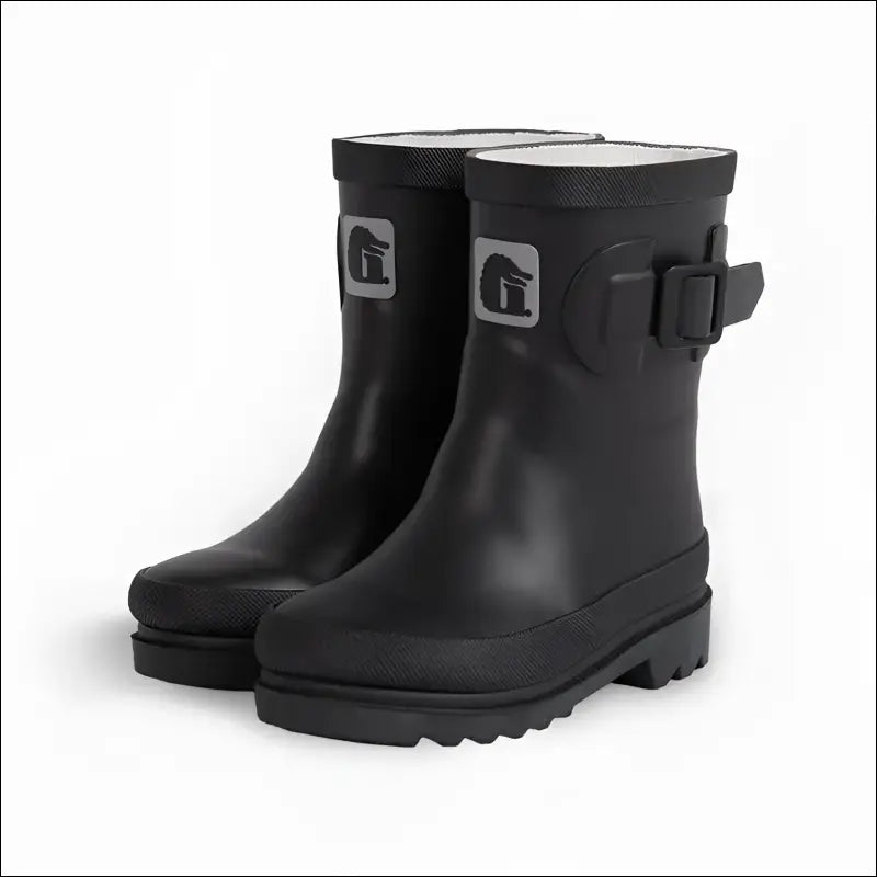 Rain Boots | Kids - Black - 7 - Footwear