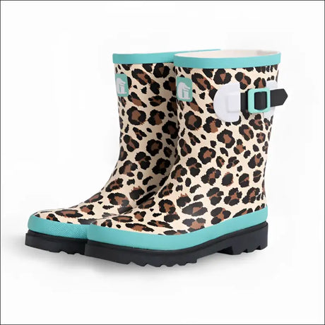 Rain Boots | Kids - Leopard - 7 - Footwear