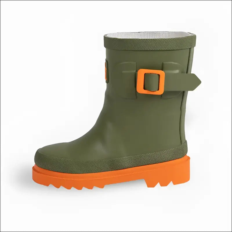 Rain Boots | Kids - Olive - 8 - Footwear