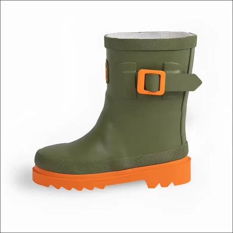 Rain Boots | Kids - Olive - 8 - Footwear