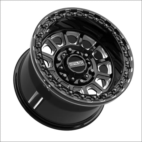 Rampage 6R Beadlock | Gloss Black Contrast Cut - 15x10 | +0mm/5 + 5 | 6x5.5 | 78844 (Maverick R) - Wheels