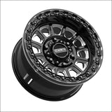 Rampage 6R Beadlock | Gloss Black Contrast Cut - 15x8 | +0mm/4 + 4 | 6x5.5 | 78828 (Maverick R) - Wheels